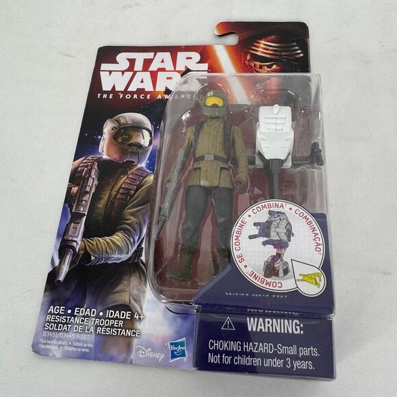 5 for $25| Hasbro Star Wars The Force Awakens Resistance Trooper Figure - Picture 2 of 4